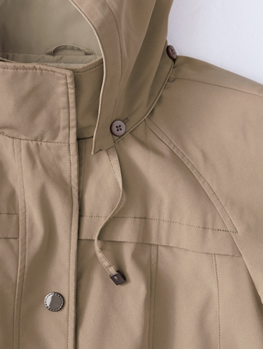 All-Season Jacket Button-Off Hood